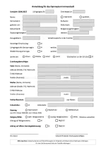 Anmeldeformular Schuljahr 2024/25