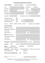 Anmeldeformular Schuljahr 2025 2026